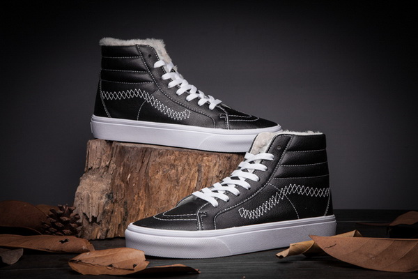 Vans High Top Shoes Lined with fur--033